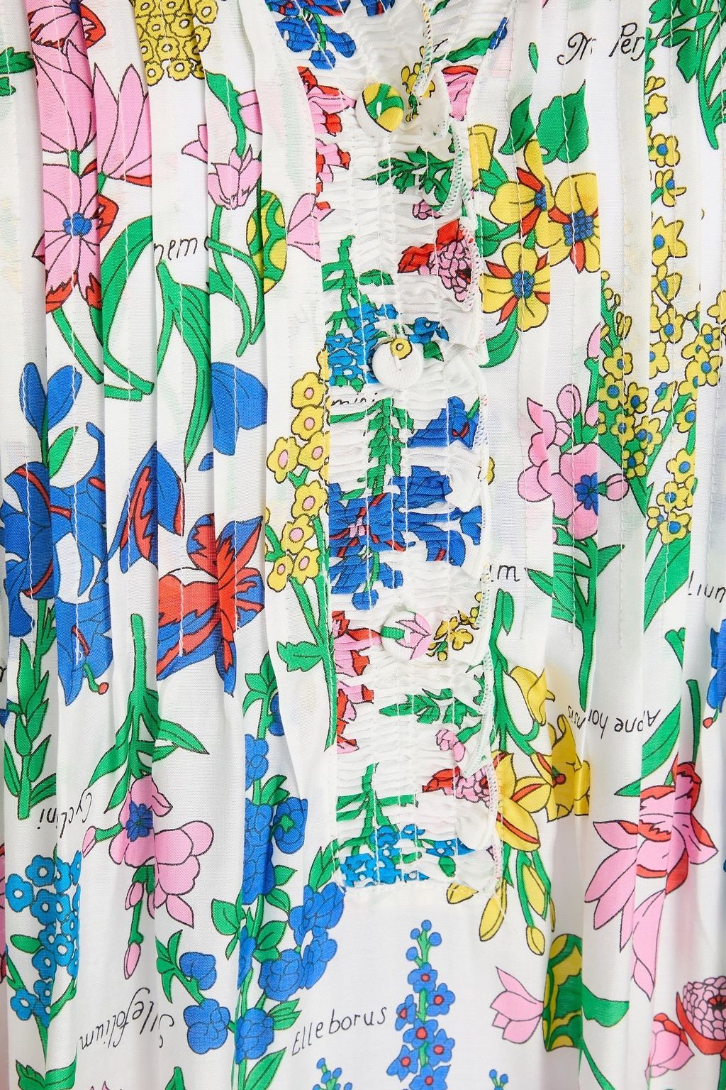DIANE VON FURSTENBERG فستان "ليال" طويل من الموسلين القطني مزين بطبعة الأزهار