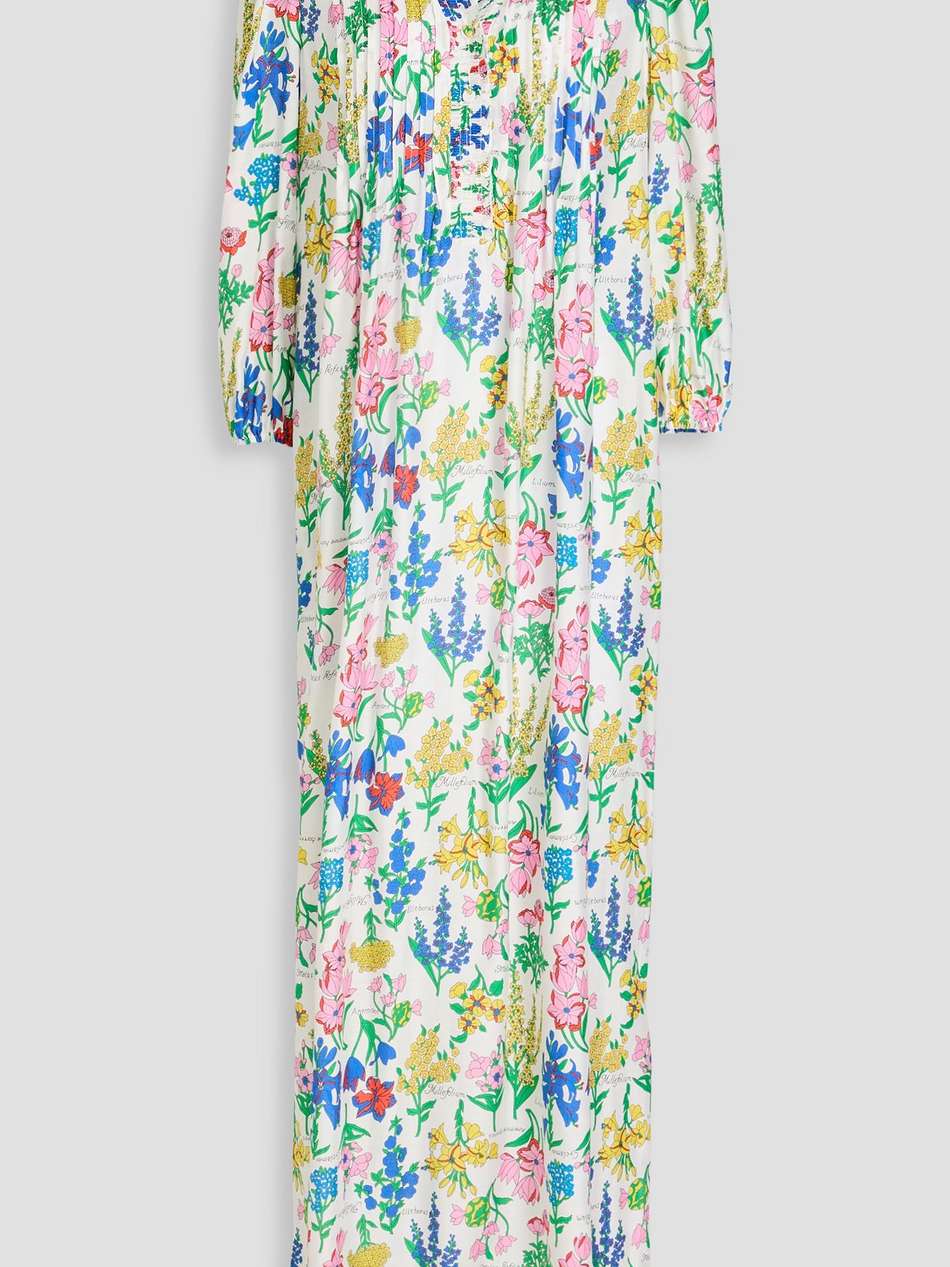 layla floral-print mousseline maxi dress