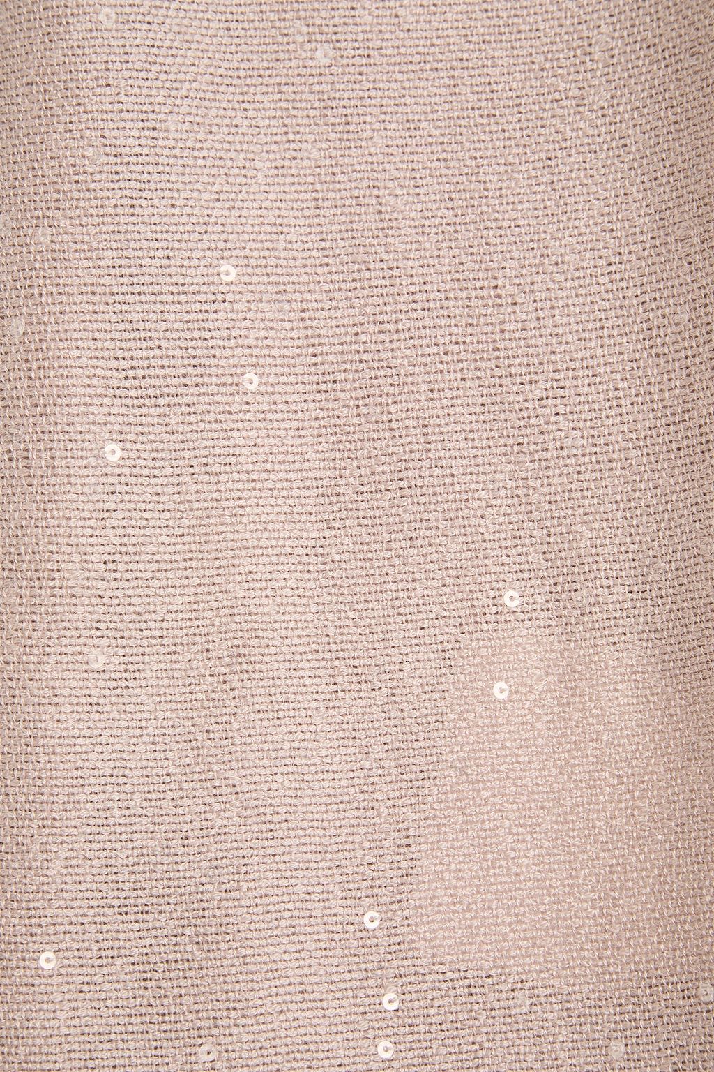 BRUNELLO CUCINELLI Sequined cashmere and silk-blend scarf