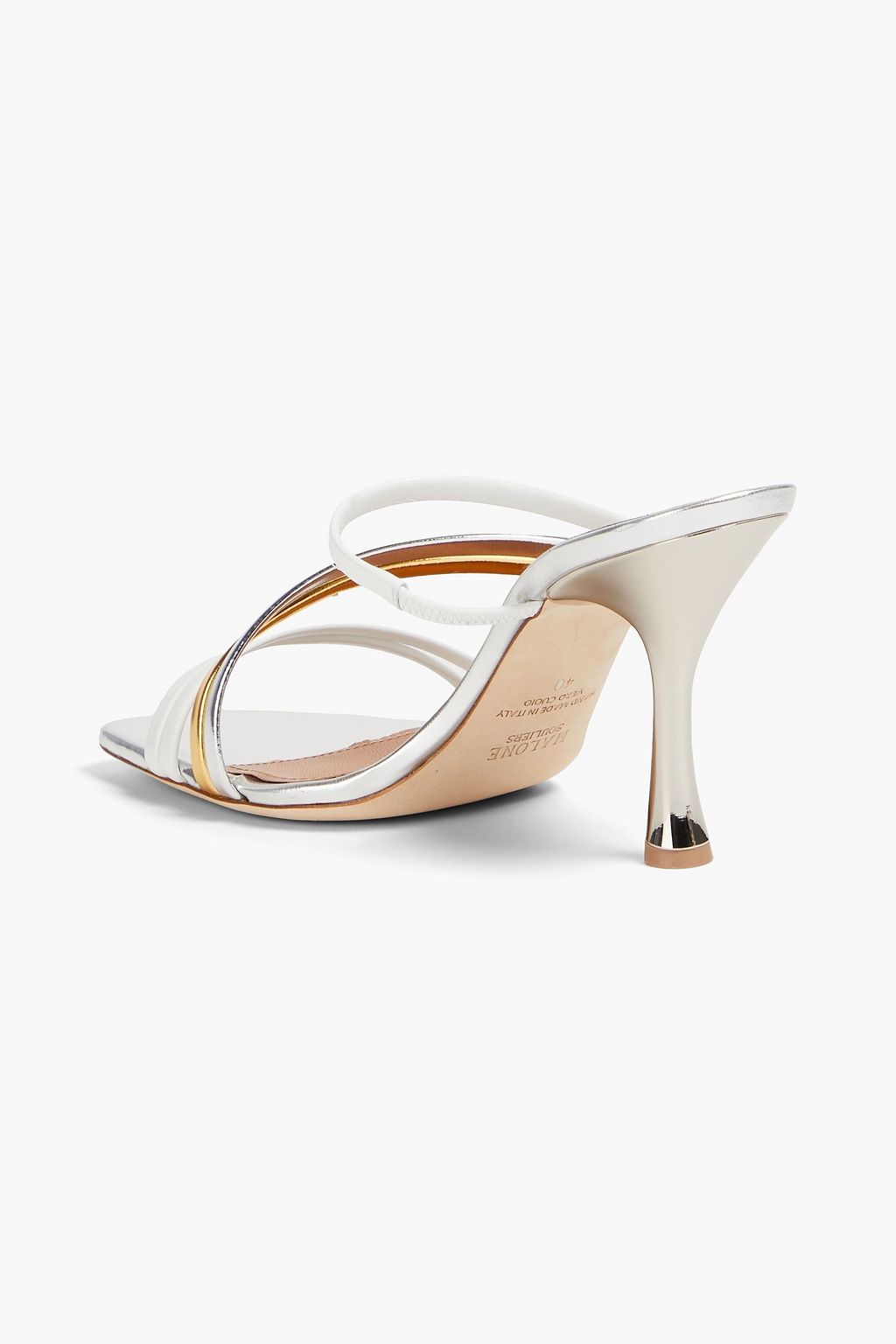 MALONE SOULIERS Tami metallic leather sandals