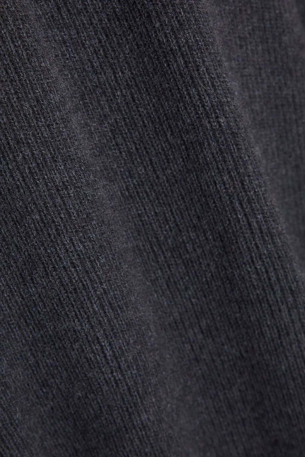 BRUNELLO CUCINELLI Bead-embellished ribbed cashmere midi dress