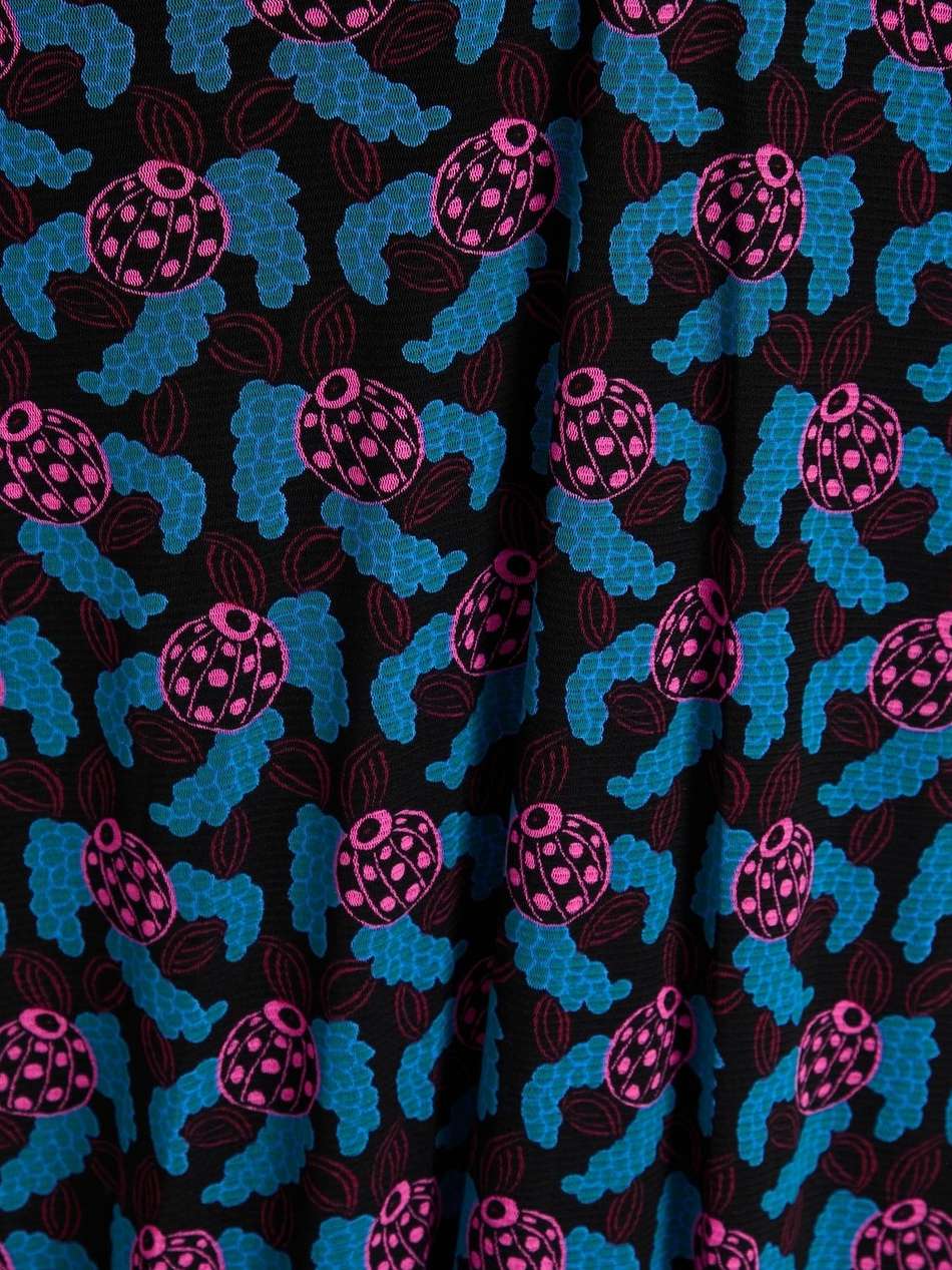 ivan reversible printed stretch-mesh midi dress