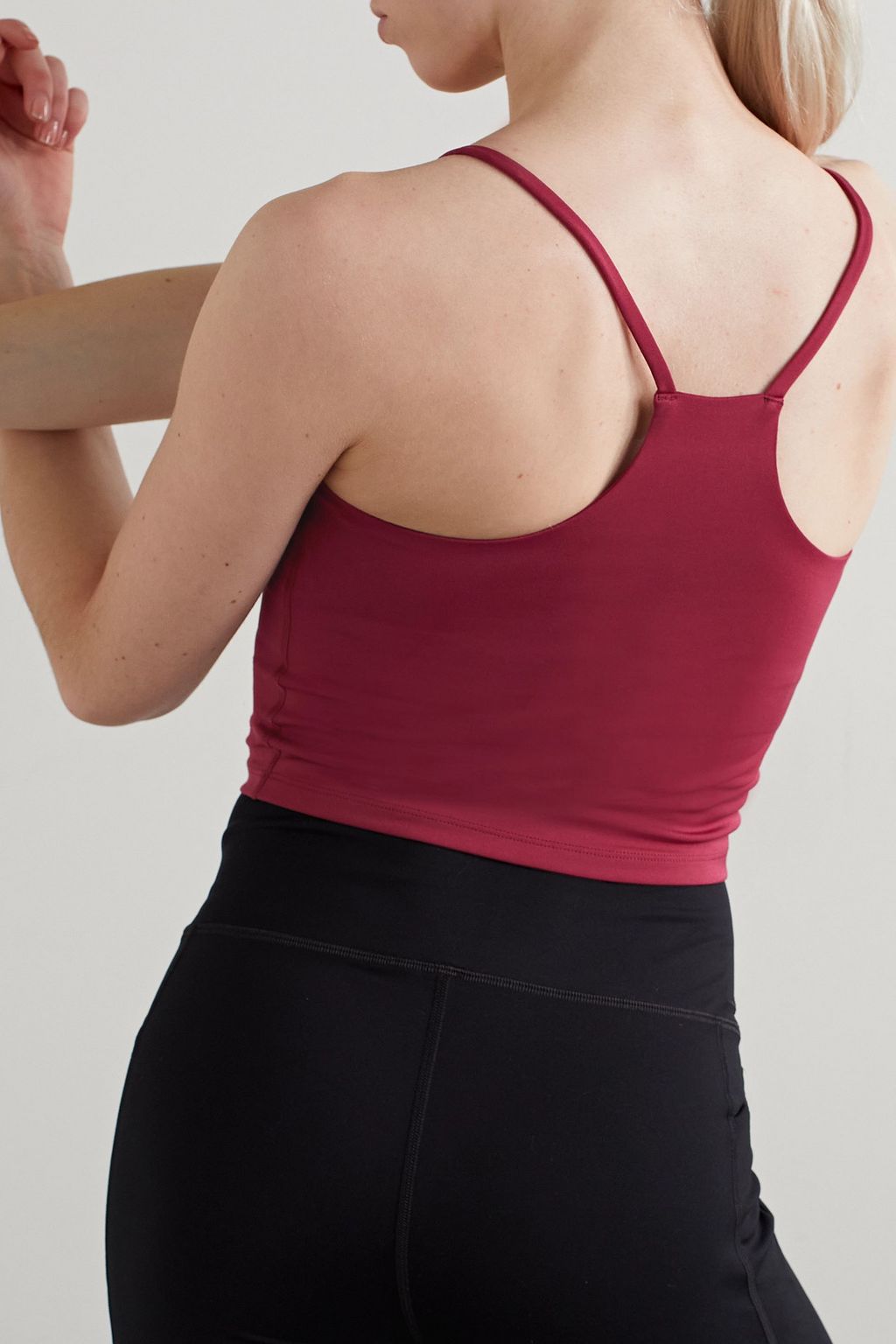 GIRLFRIEND COLLECTIVE Willa cropped stretch tank