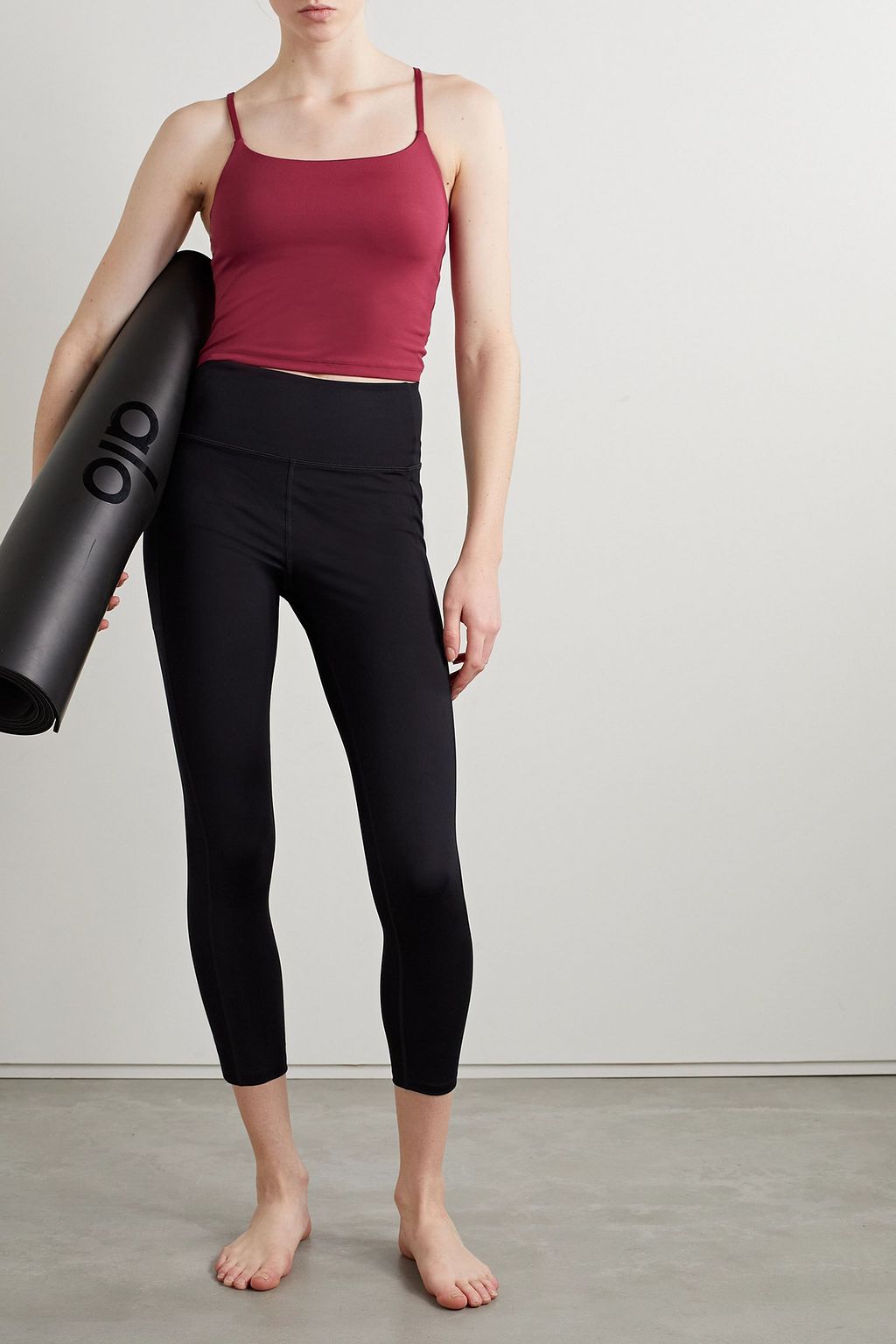 GIRLFRIEND COLLECTIVE Willa cropped stretch tank