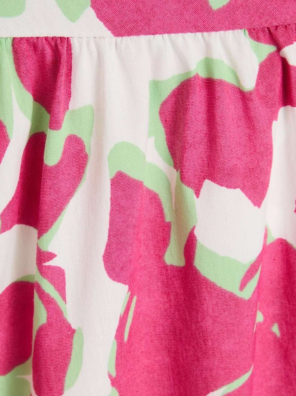 roxanna floral-print cotton-blend poplin midi wrap dress