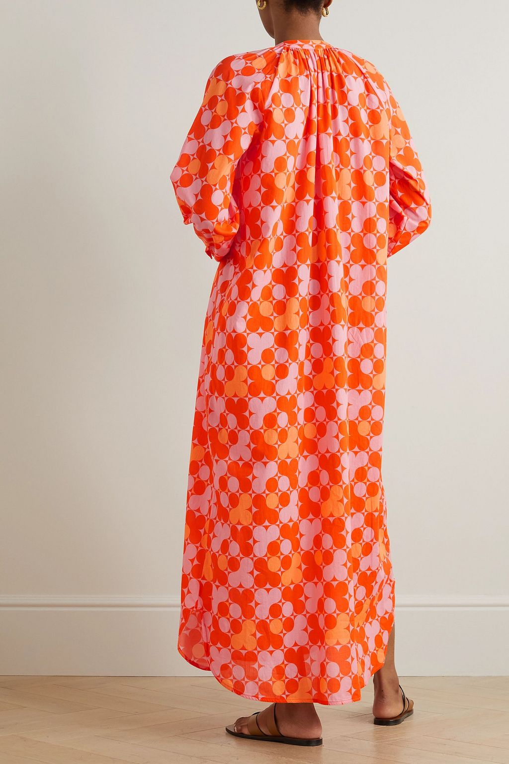 EYWASOULS MALIBU Niara printed cotton-voile maxi dress