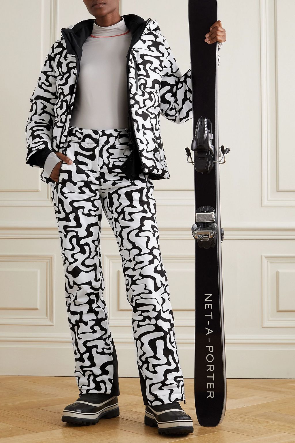 AZTECH MOUNTAIN + Ed Curtis Team Aztech printed padded ski pants