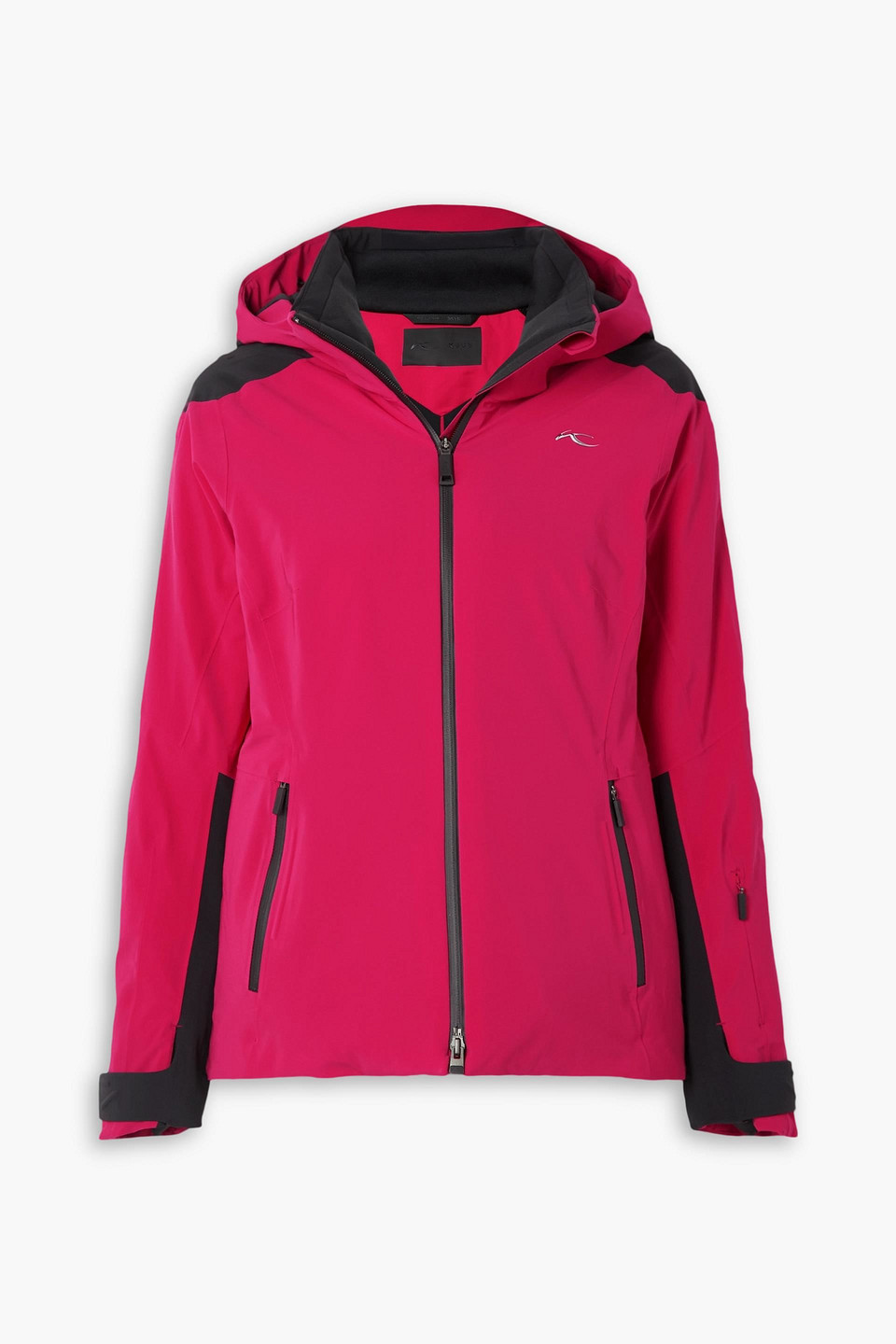 Kjus Formula Hooded Padded Ski Jacket In Fuchsia