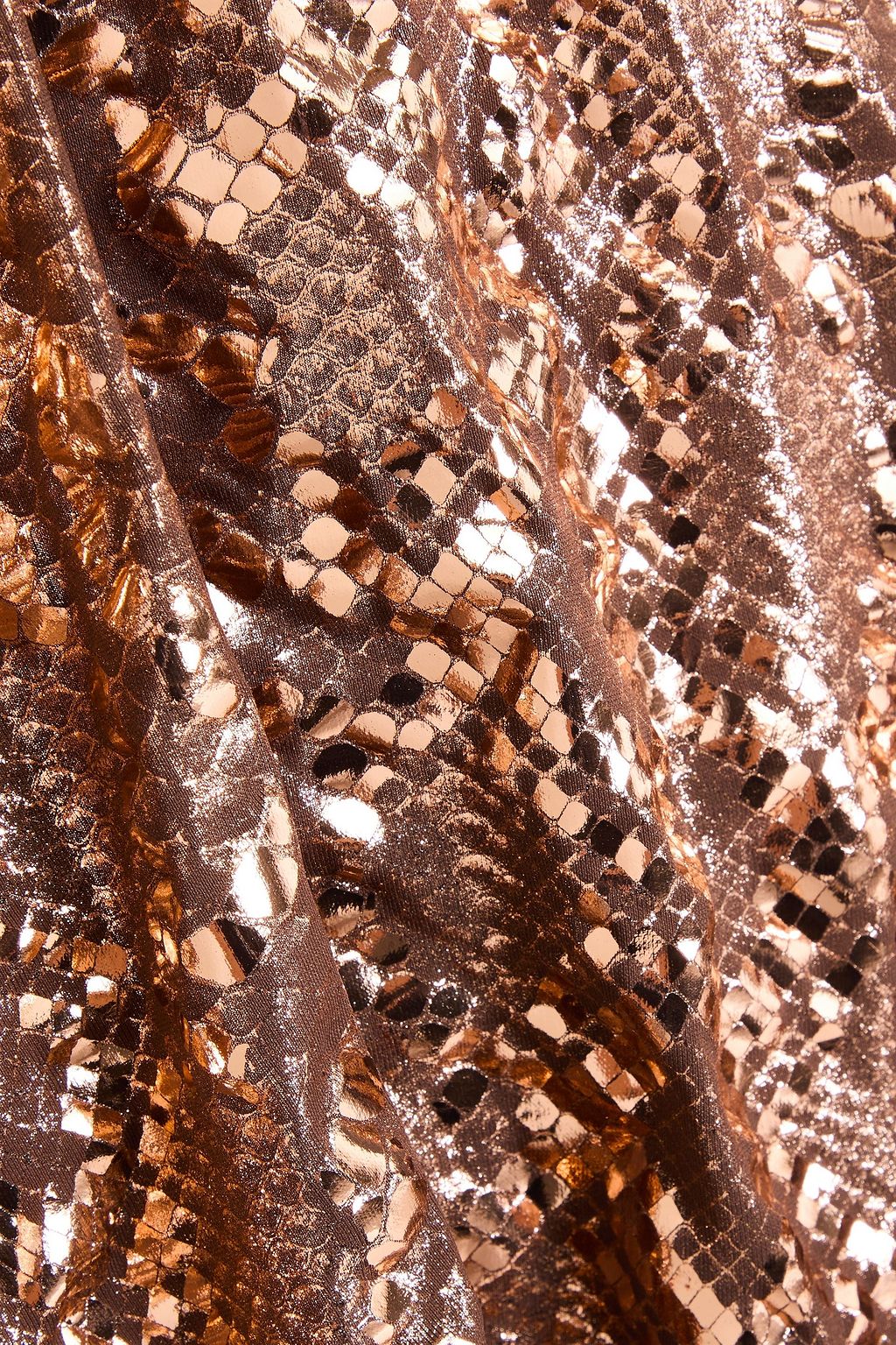 OSÉREE Python metallic snake-print swimsuit