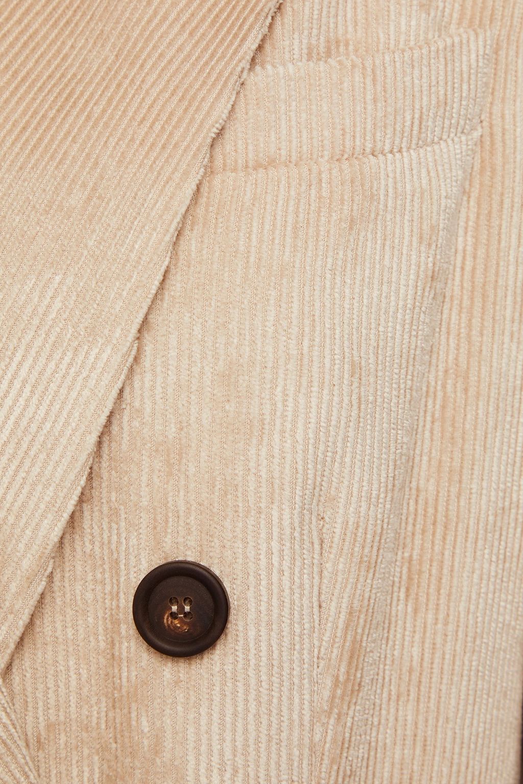 BRUNELLO CUCINELLI 더블 브레스티드 비즈 장식 코듀로이 블레이저