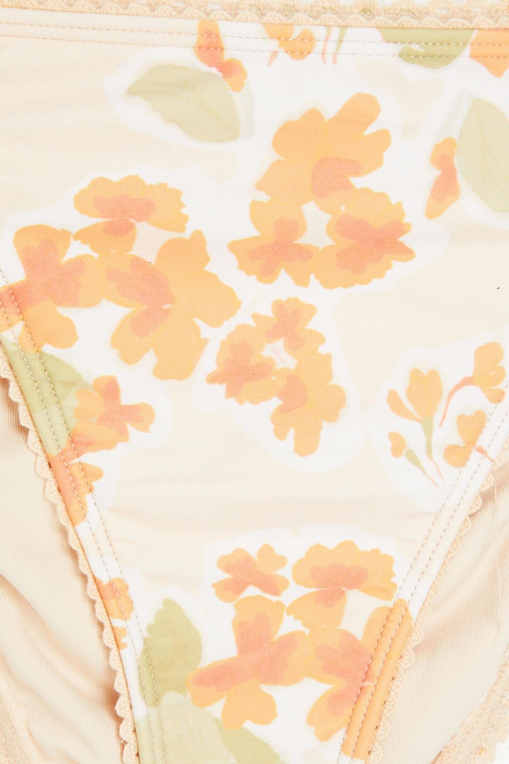 PEONY SWIMWEAR قطعة بيكيني سفلية من قماش ECONYL المطّاطي بطبعة الأزهار