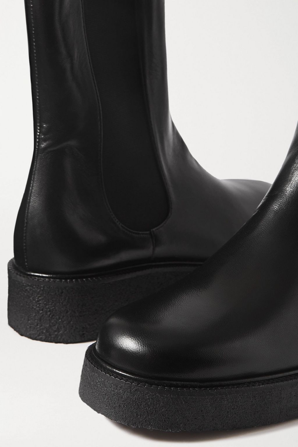 STAUD Palamino leather Chelsea boots