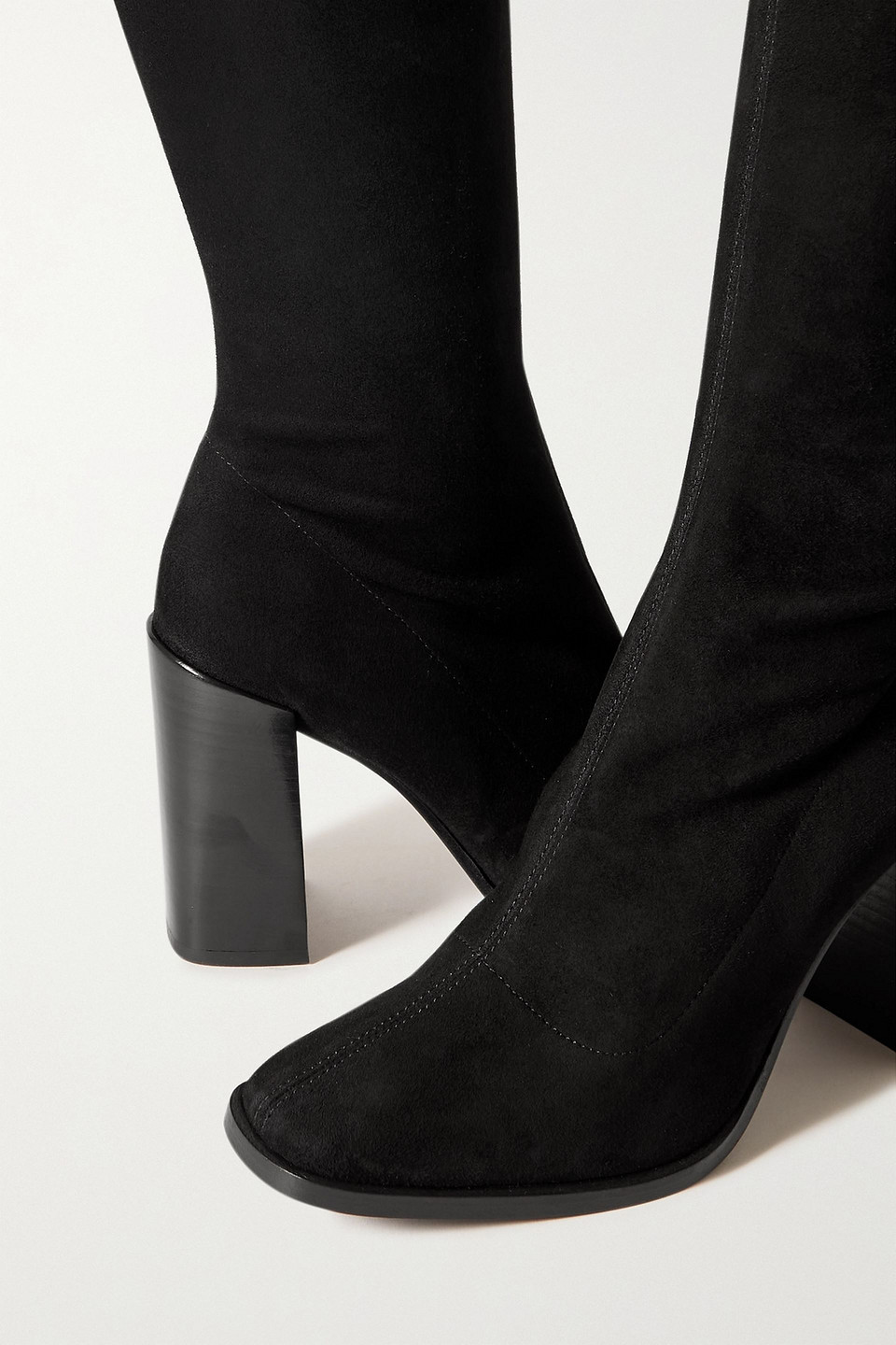 STAUD PAZ STRETCH-SUEDE KNEE BOOTS