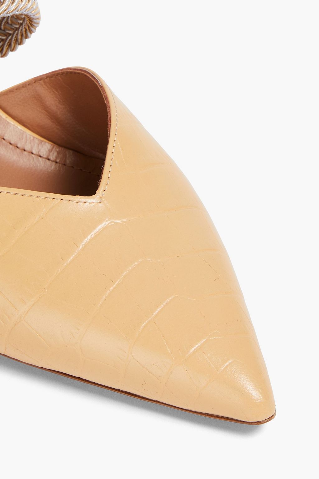 MALONE SOULIERS Maisie croc-effect leather mules