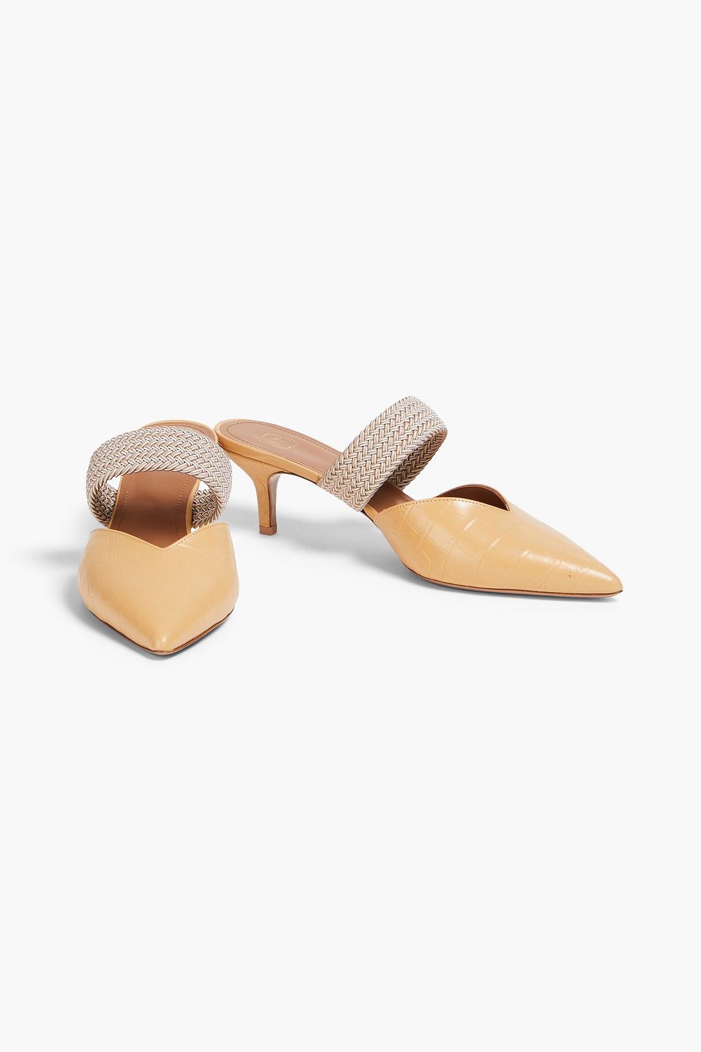 MALONE SOULIERS Maisie croc-effect leather mules