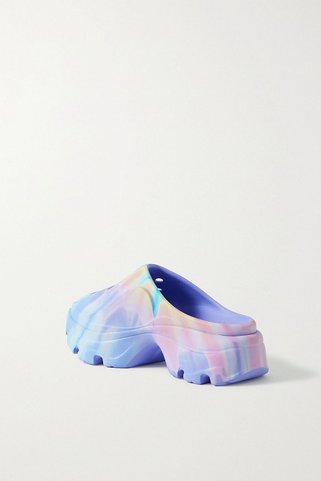 ADIDAS BY STELLA MCCARTNEY Cutout printed rubber clogs
