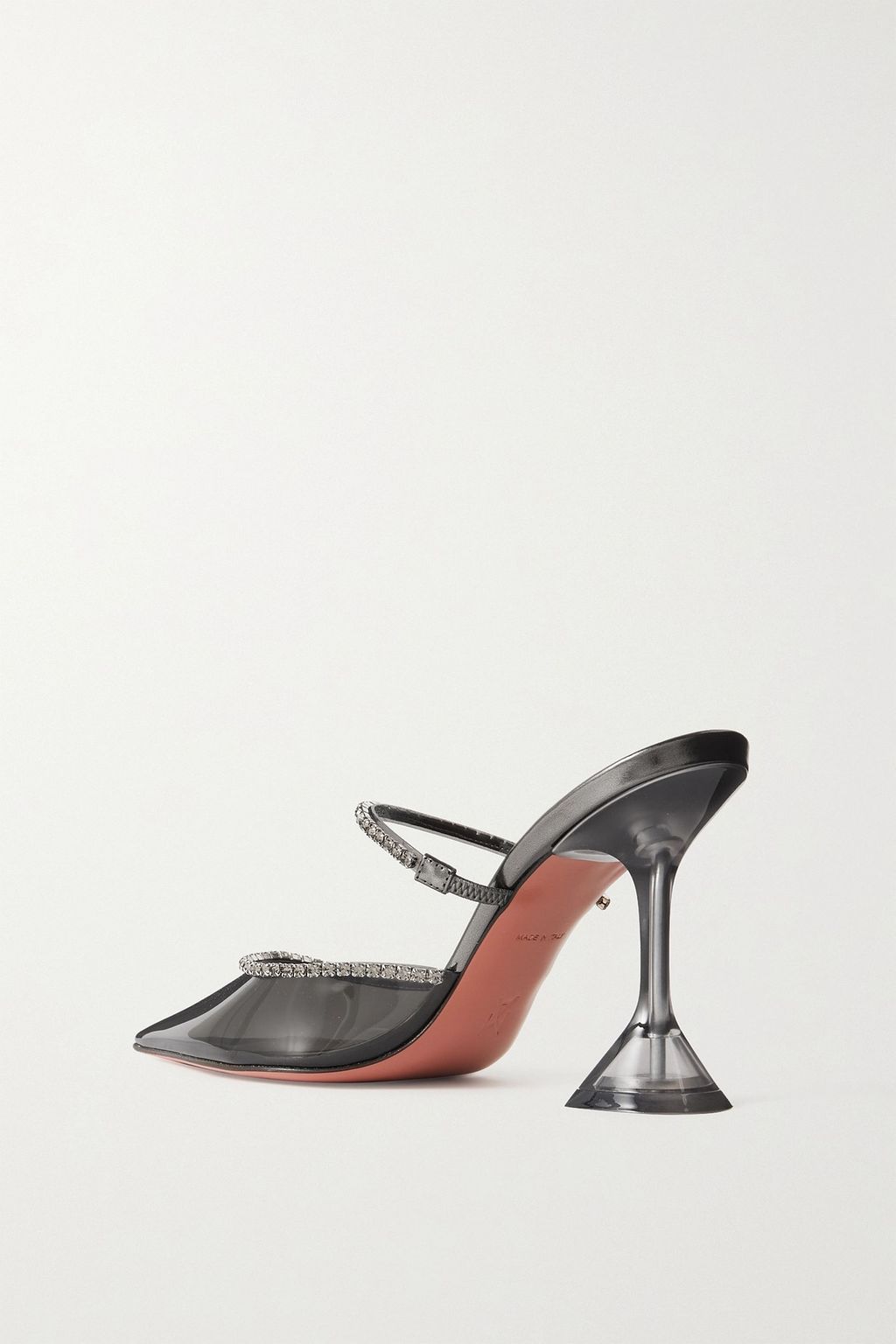 AMINA MUADDI Gilda crystal-embellished PVC pumps