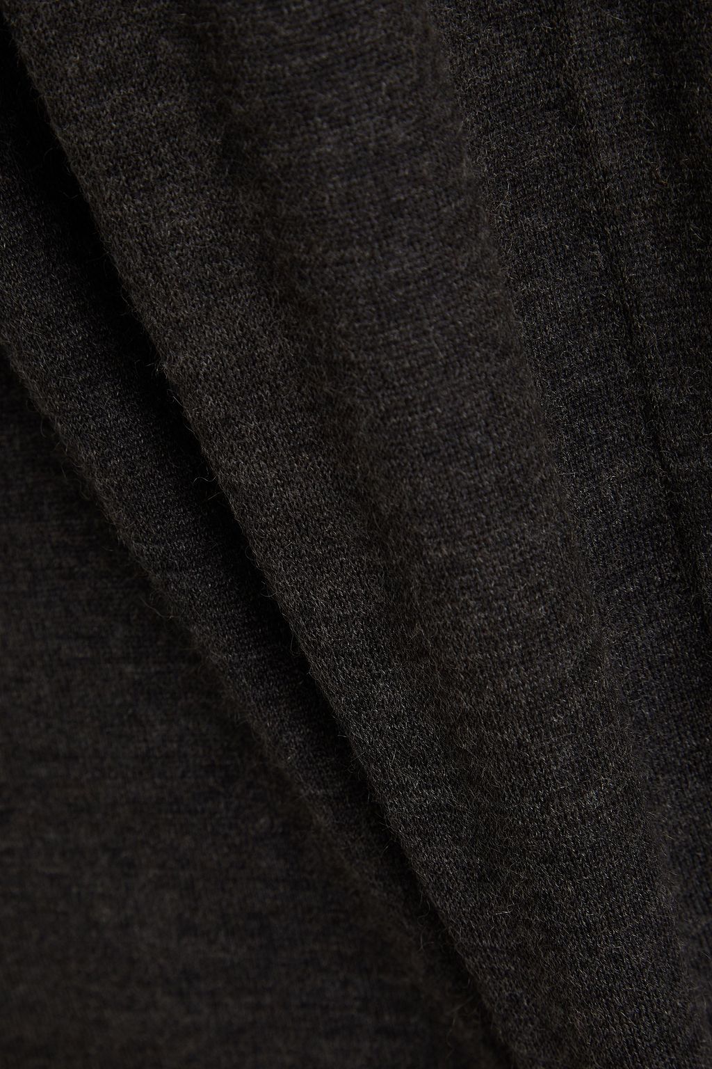 BRUNELLO CUCINELLI Bead-embellished cashmere and silk-blend dress