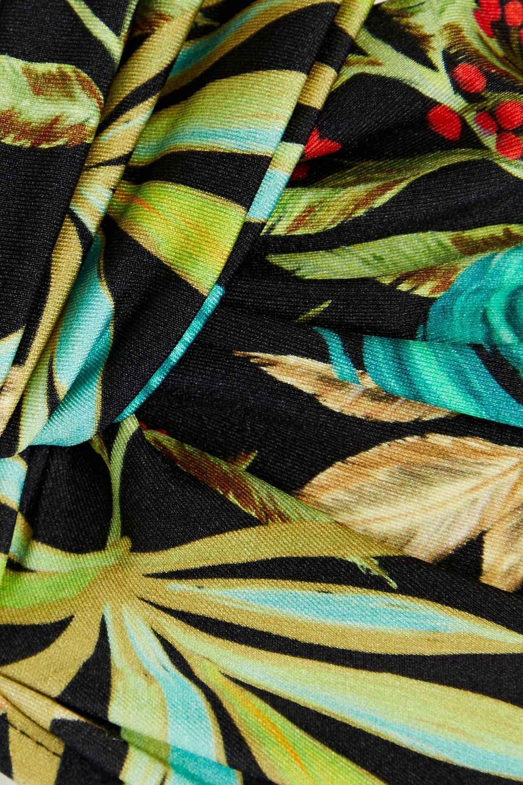 PATBO قطعة بيكيني علوية Tropicalia بأربطة تلتف حول العنق مزينة بطبعة الزهور