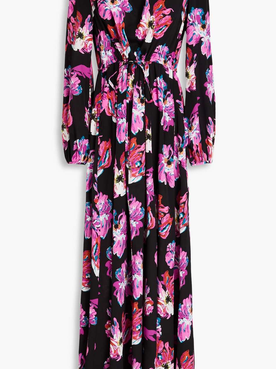 sydney floral-print crepe de chine maxi dress