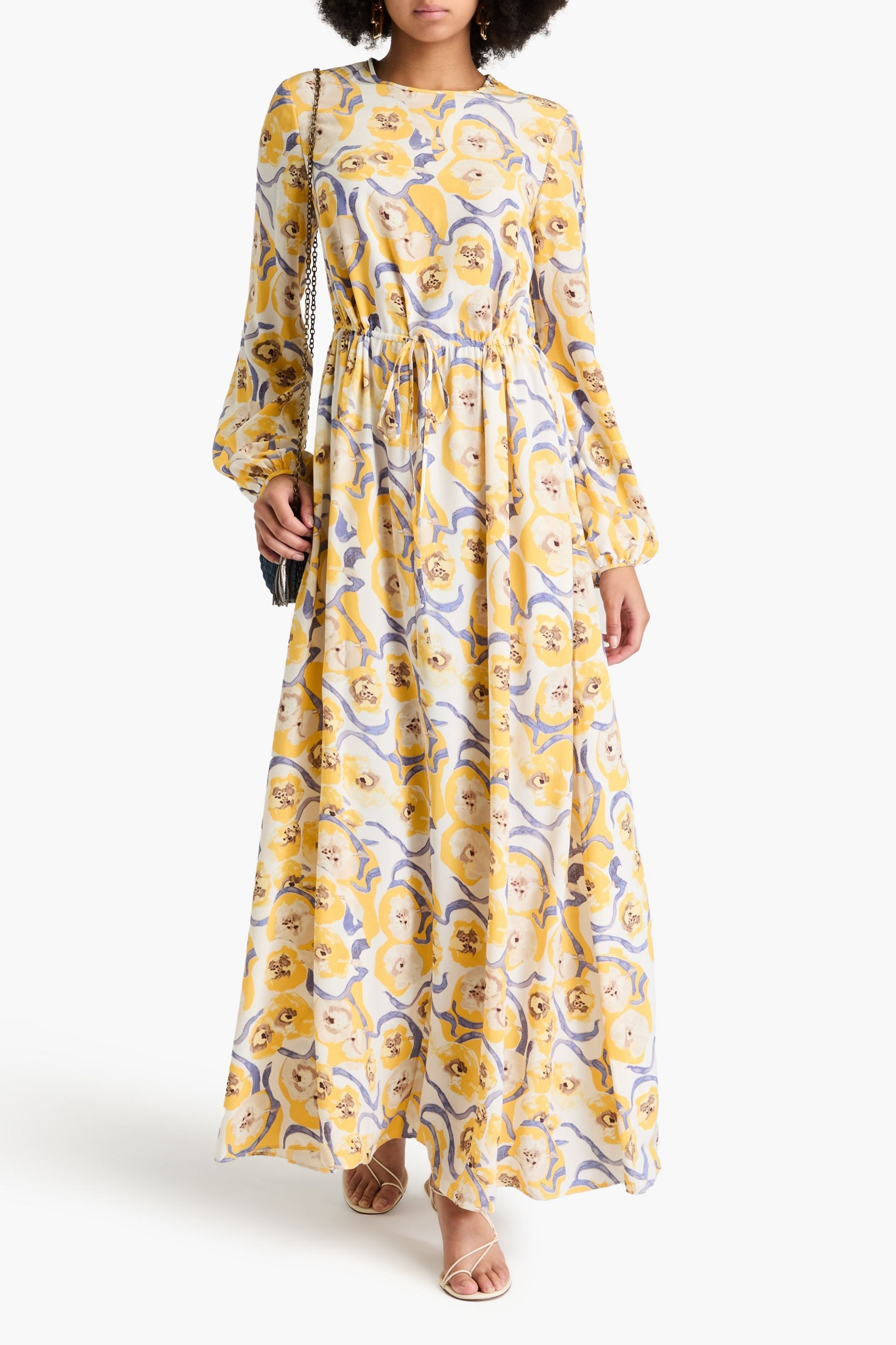 Diane von Furstenberg Sydney floral-print crepe de chine maxi dress