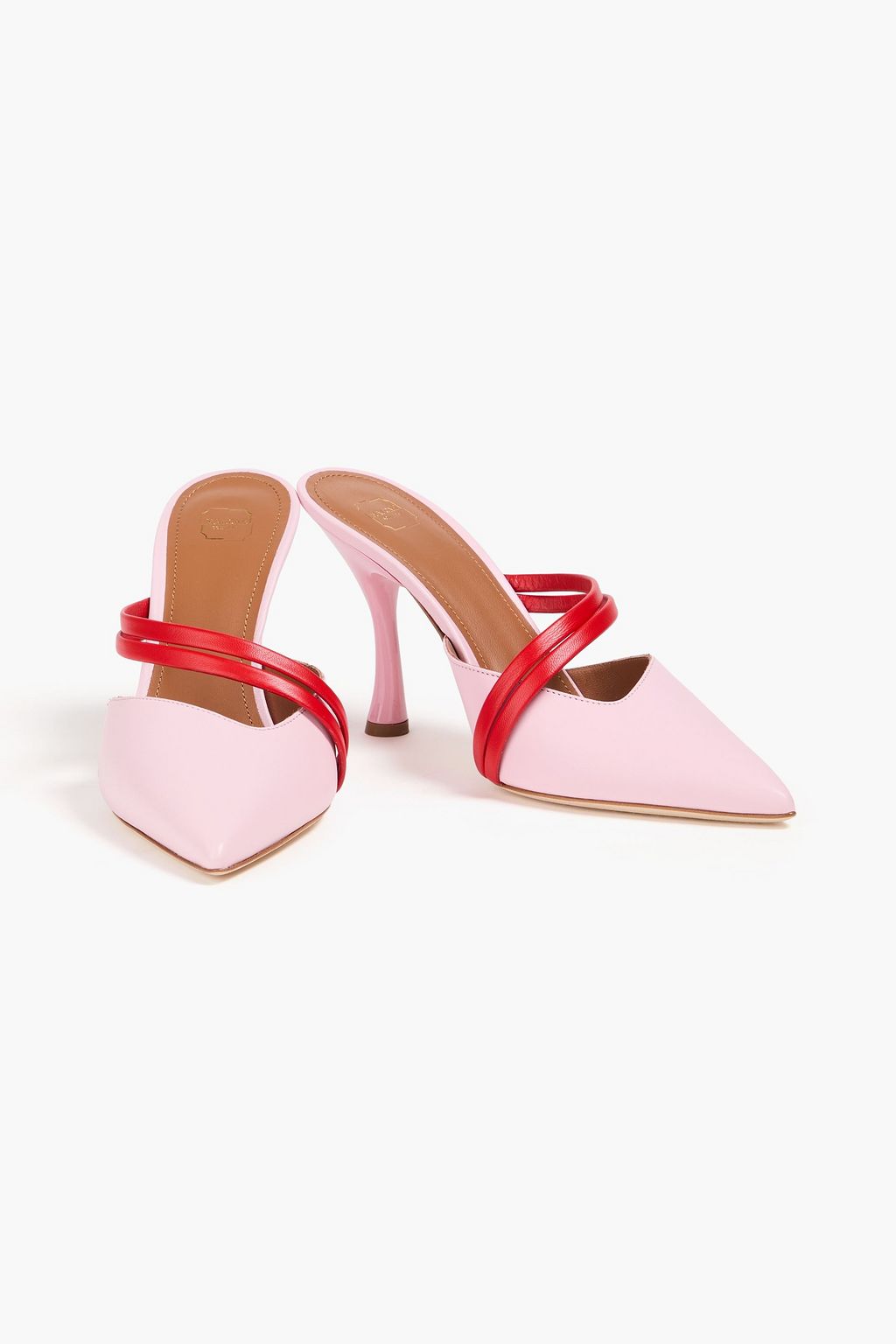 MALONE SOULIERS حذاء ميول Tia من الجلد بلونين