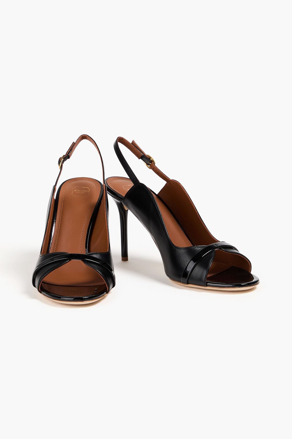 MALONE SOULIERS صندل Jenny من الجلد بحزام خلفي