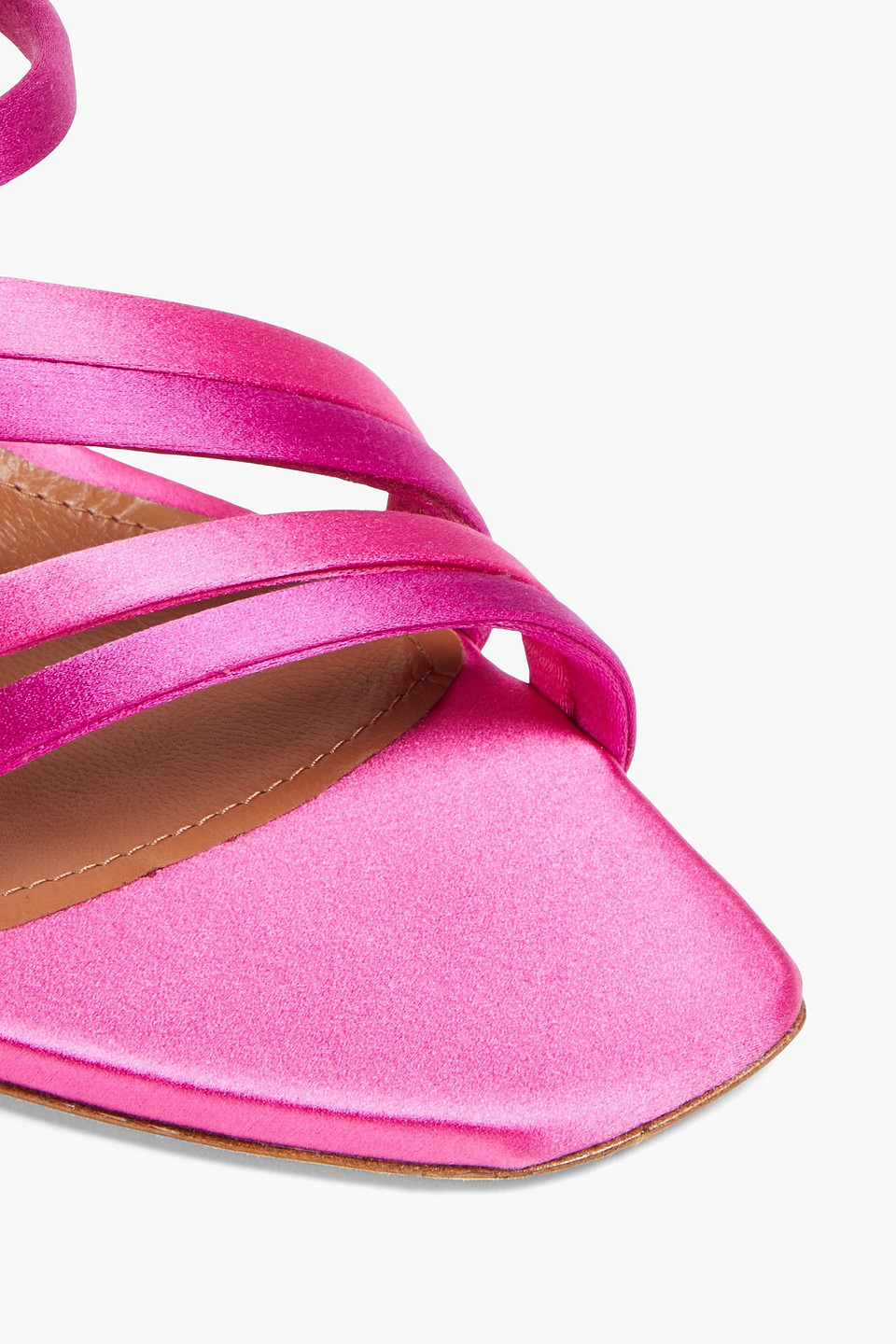 Malone Souliers 100mm Sculpted Heel Sandals In Fuchsia