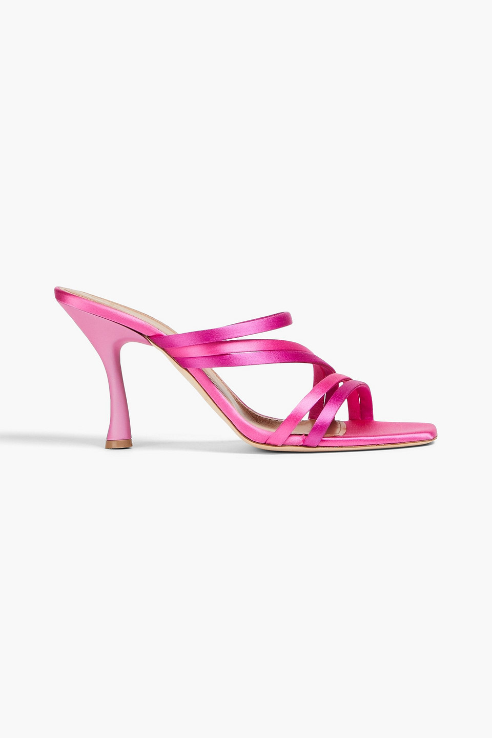 Malone Souliers 100mm Sculpted Heel Sandals In Fuchsia