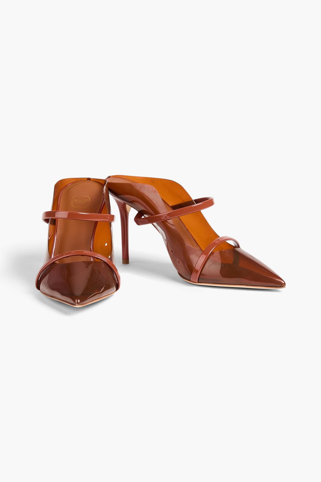 MALONE SOULIERS حذاء ميول "مورين 85" مصنوع من البلاستيك الشفاف