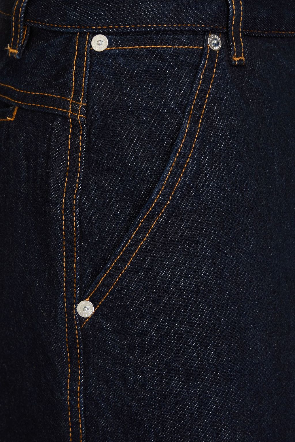 HELMUT LANG 데님 미디 스커트