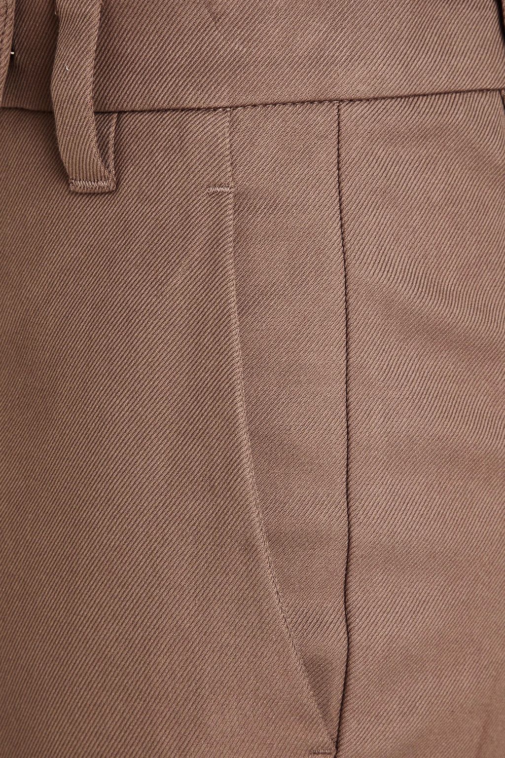 BRUNELLO CUCINELLI 코튼 혼방 개버딘 슬림 레그 팬츠