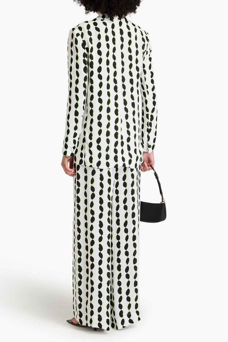DIANE VON FURSTENBERG DALTON PRINTED CREPE BLAZER