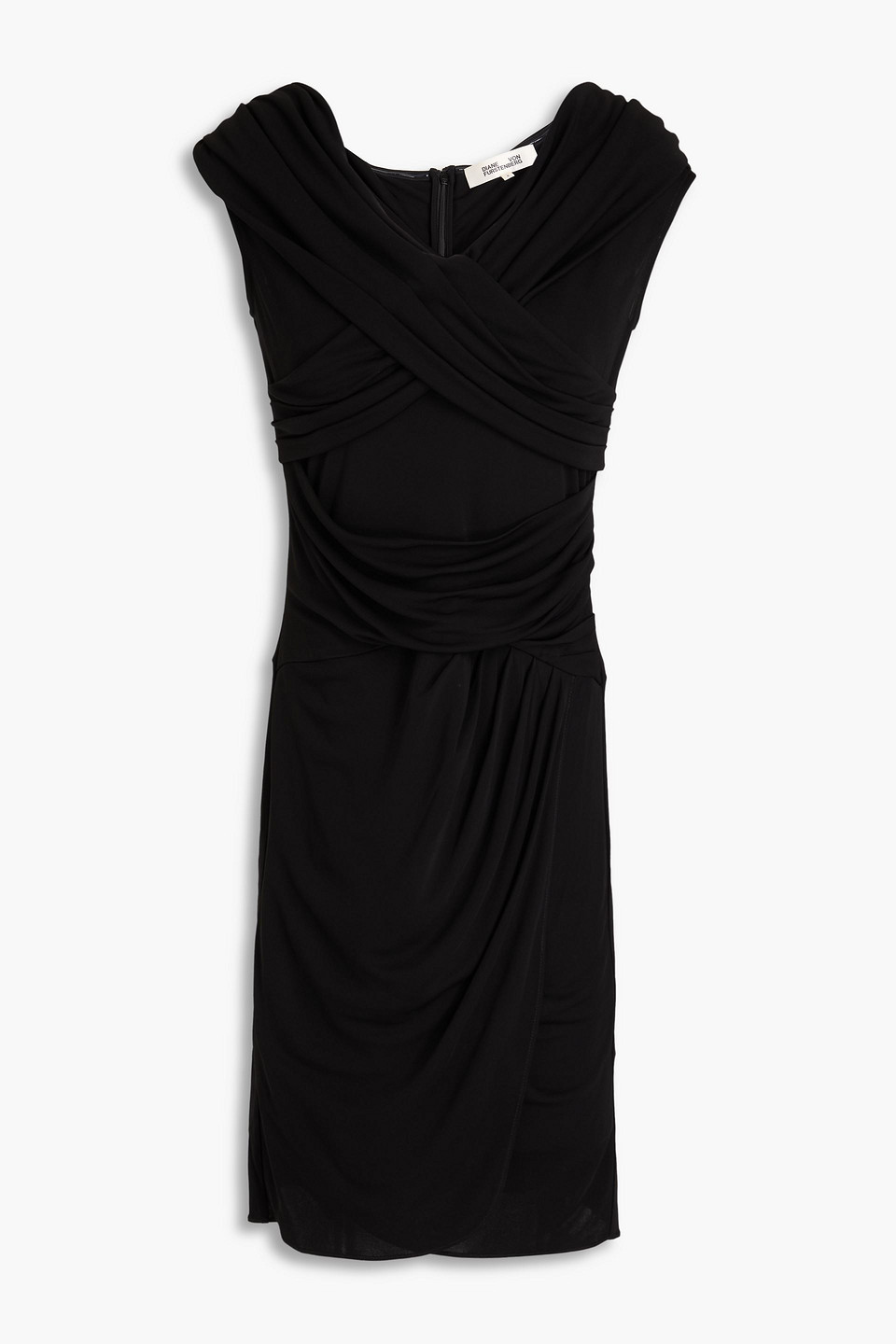 Sibel draped jersey mini dress