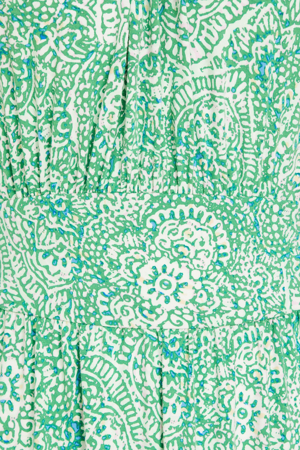 Diane Von Furstenberg Reggio Printed Jersey Midi Dress In Mint