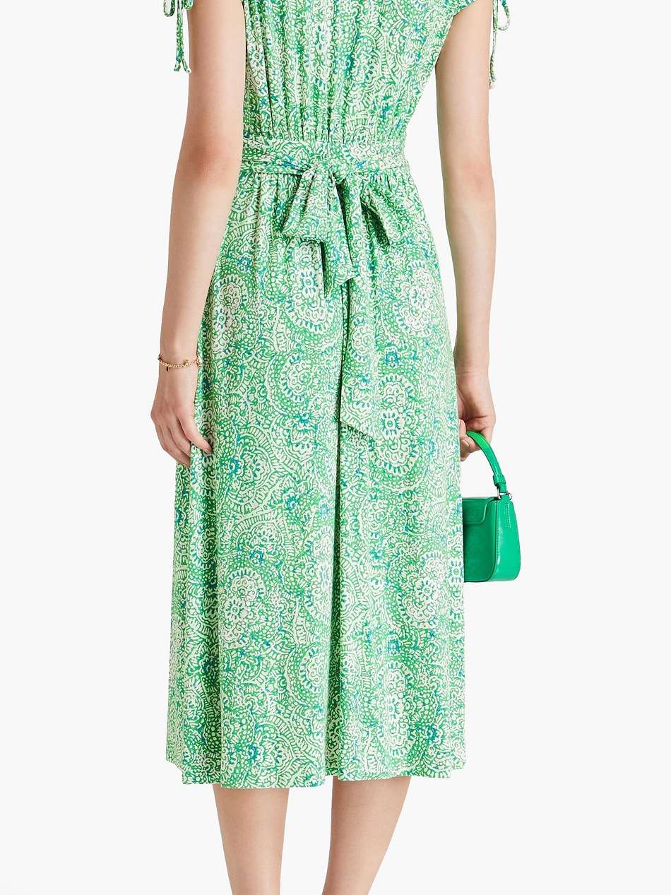 reggio printed jersey midi dress