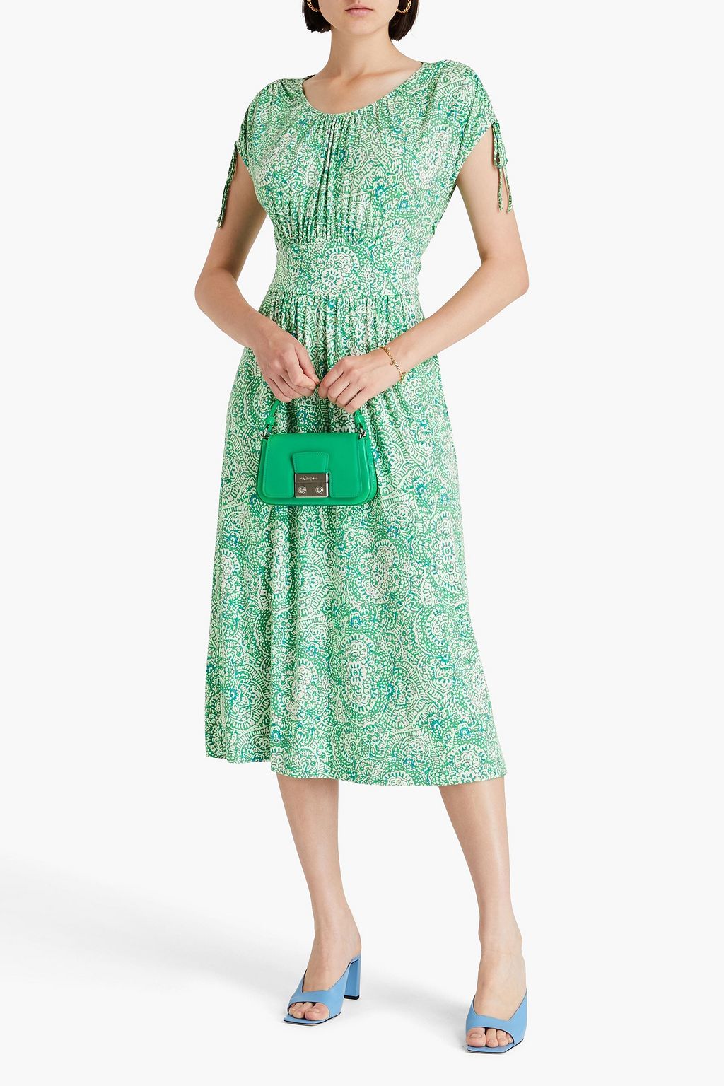 DIANE VON FURSTENBERG Reggio printed jersey midi dress