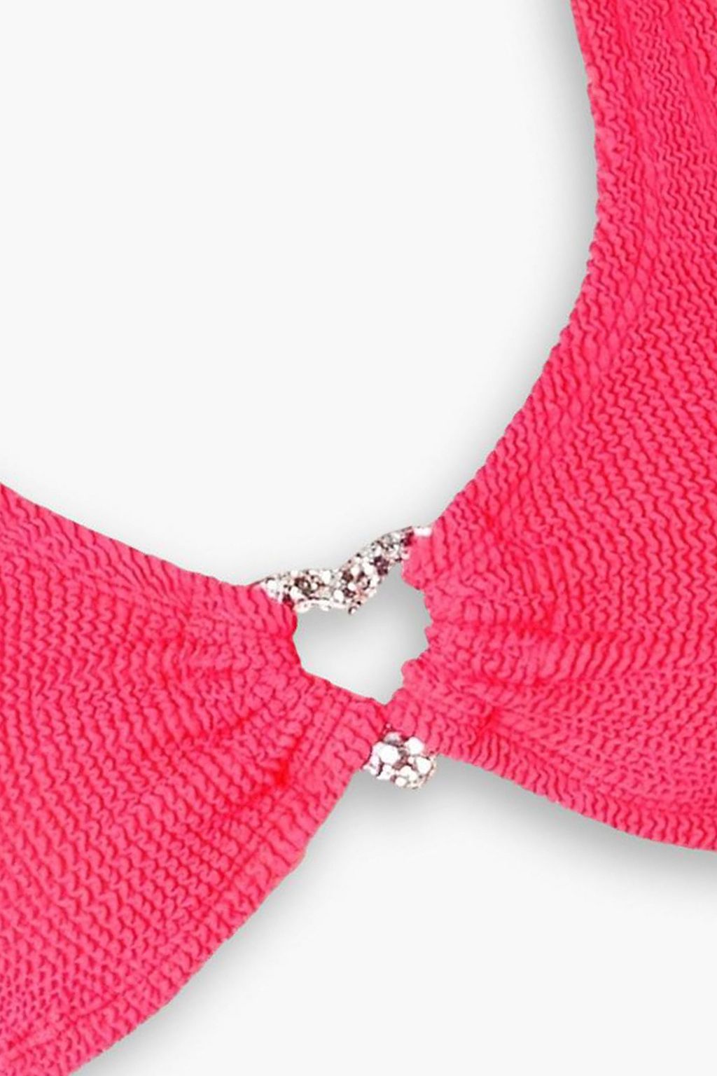 HUNZA G Heather seersucker bikini