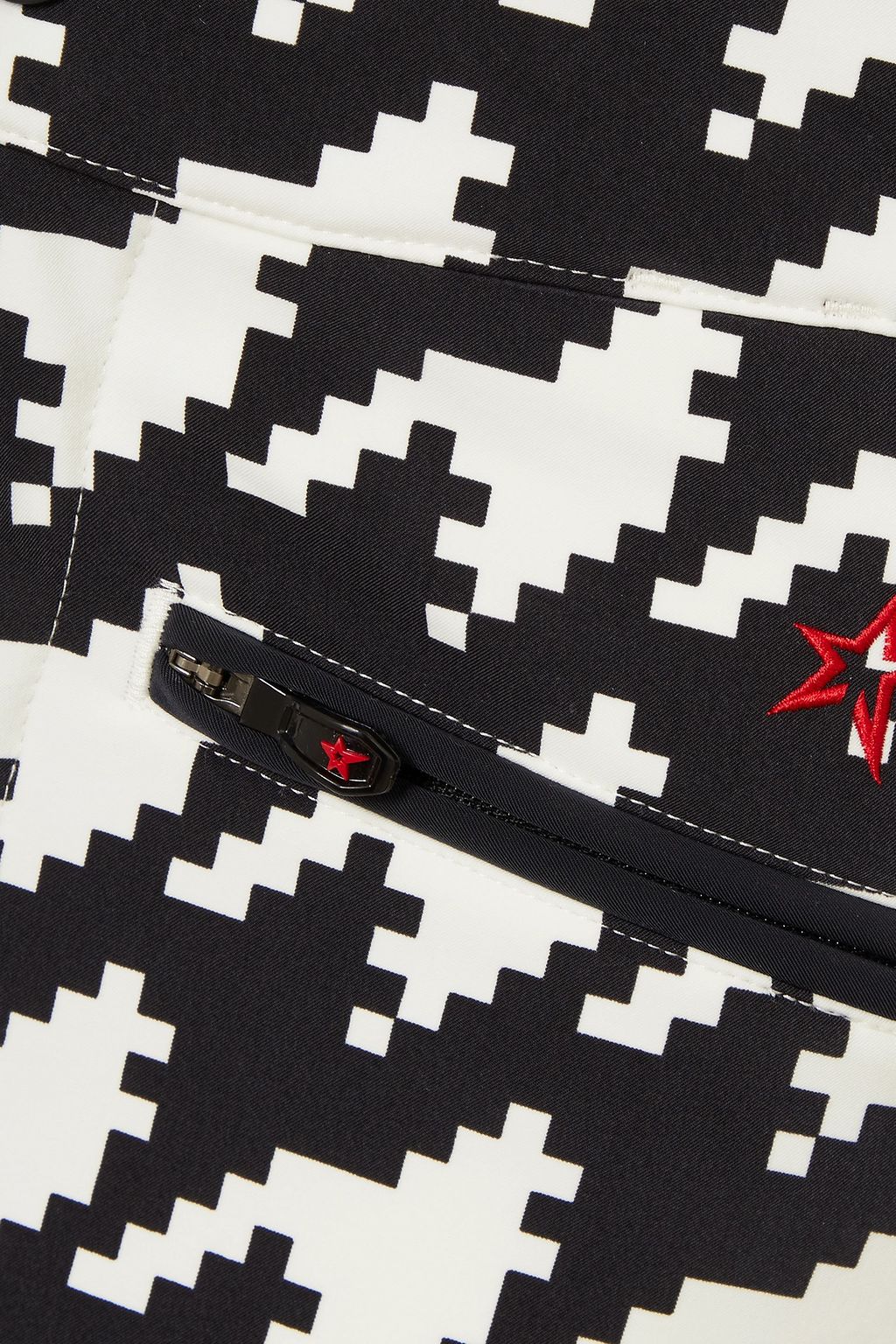 PERFECT MOMENT Aurora houndstooth flared ski pants