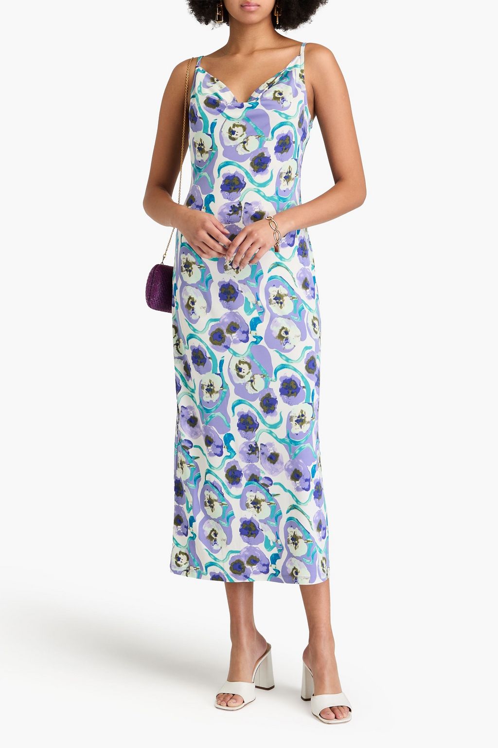 DIANE VON FURSTENBERG Alik printed jersey midi dress