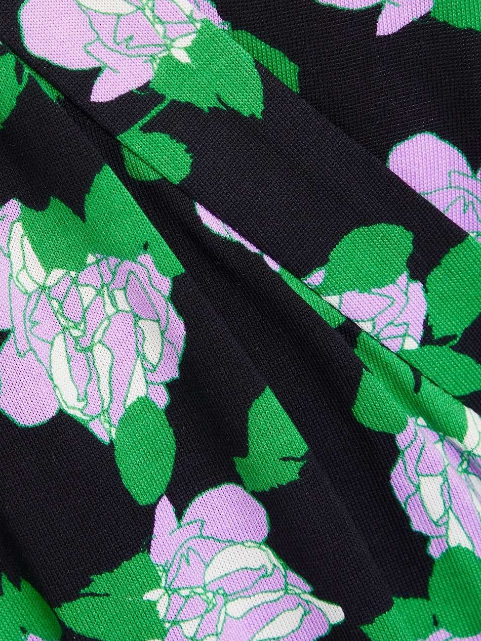 abigail floral-print silk-jersey midi wrap dress