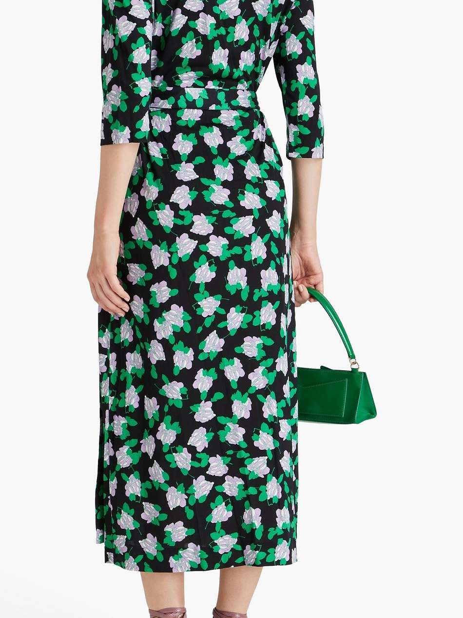 abigail floral-print silk-jersey midi wrap dress