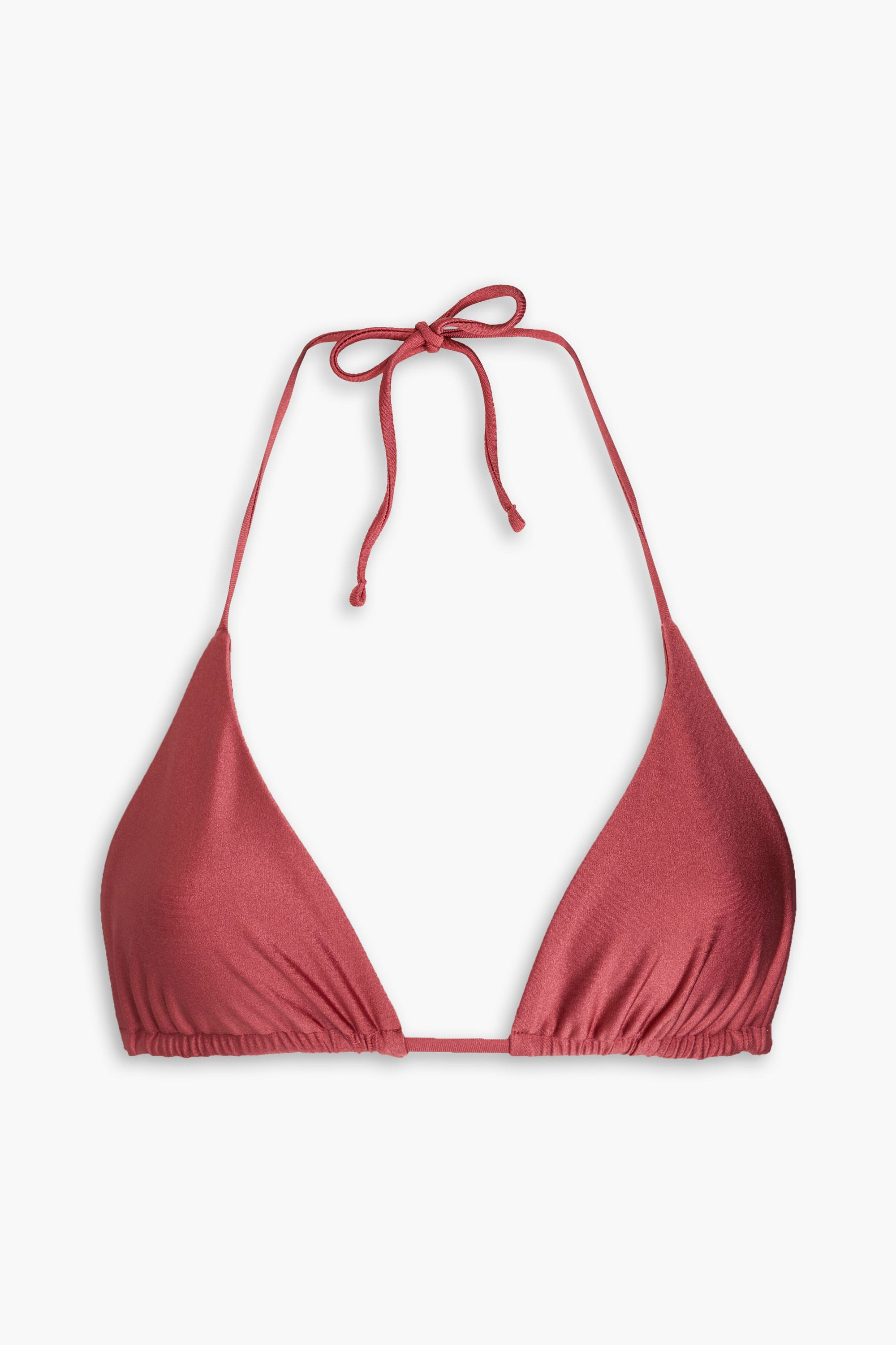 Jade Swim Via triangle bikini top