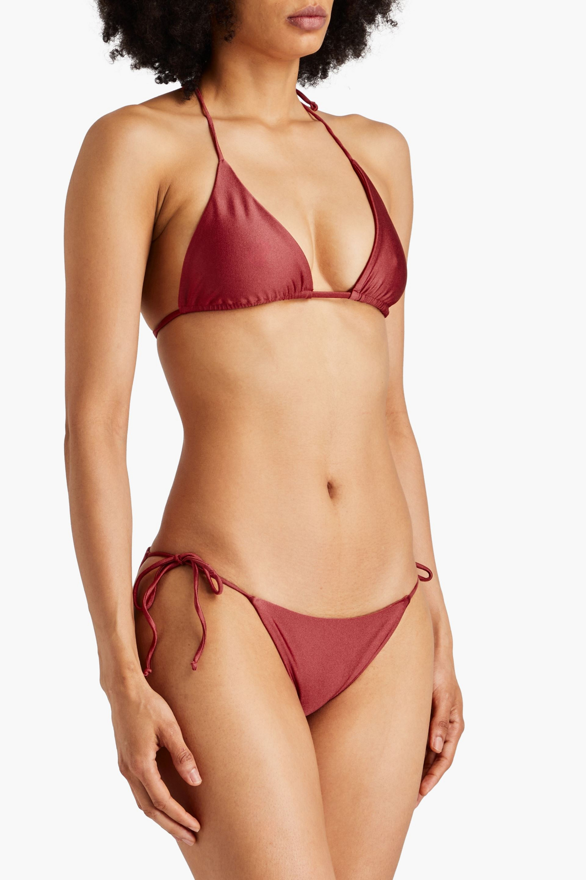 Jade Swim Via triangle bikini top