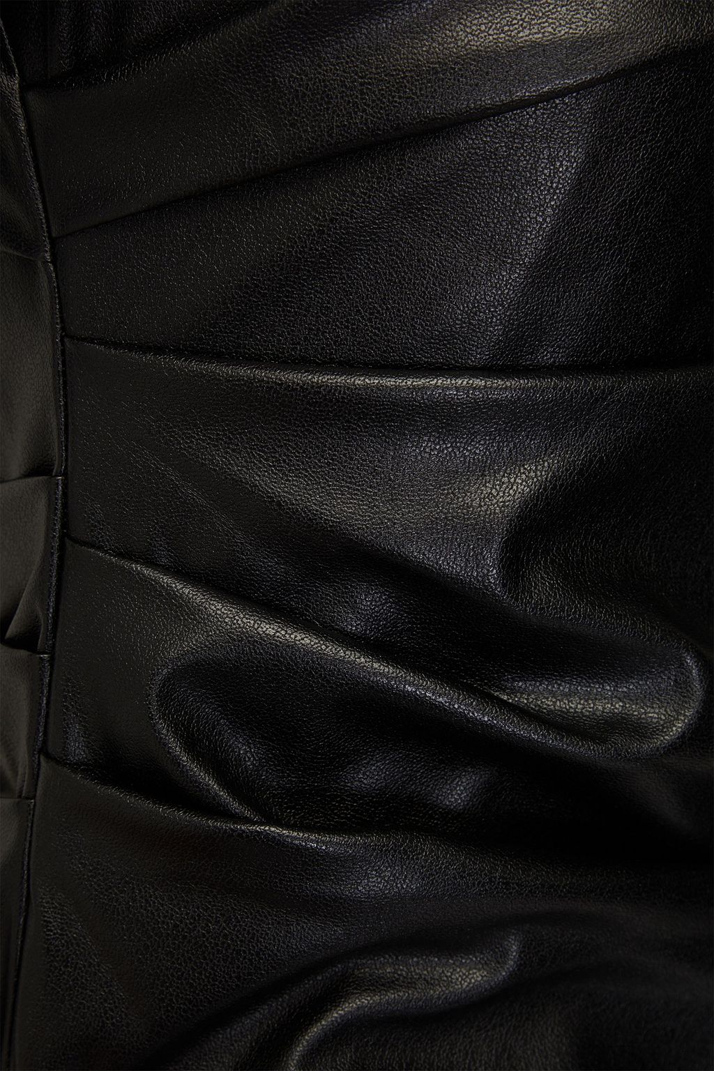 HELMUT LANG Asymmetric faux leather top