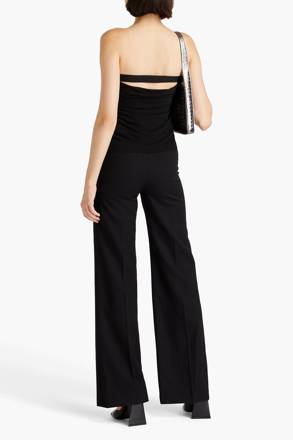 HELMUT LANG Strapless jersey top