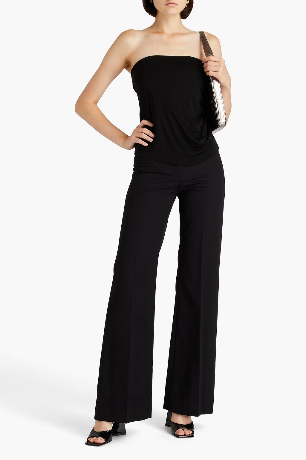 HELMUT LANG Strapless jersey top