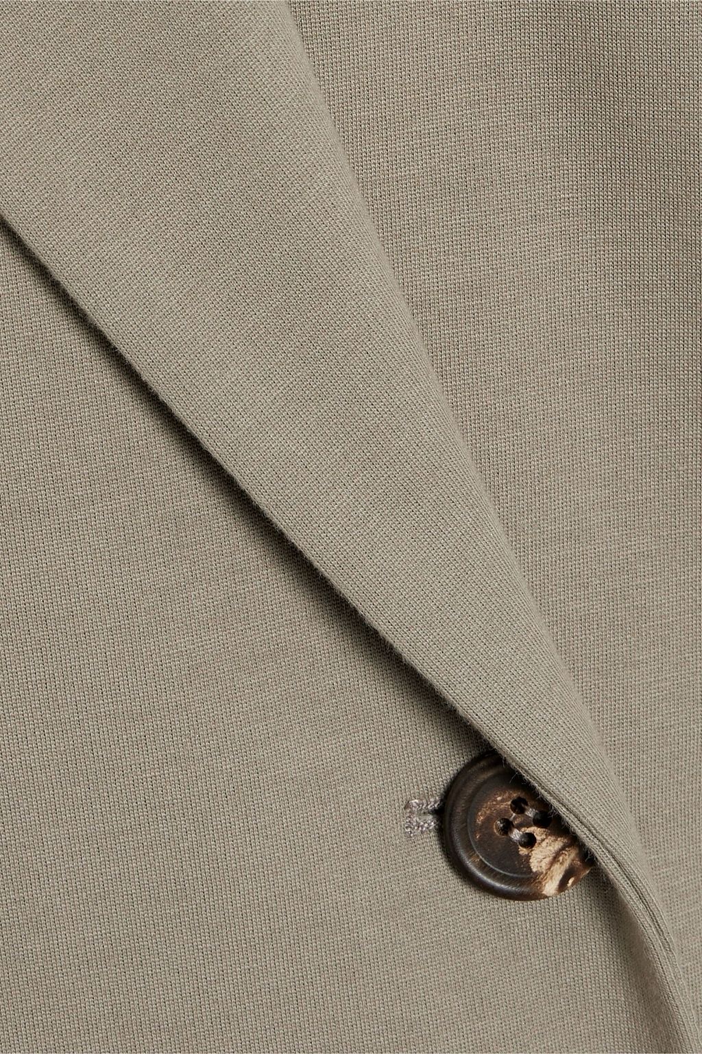 BRUNELLO CUCINELLI Double-breasted cotton-blend blazer
