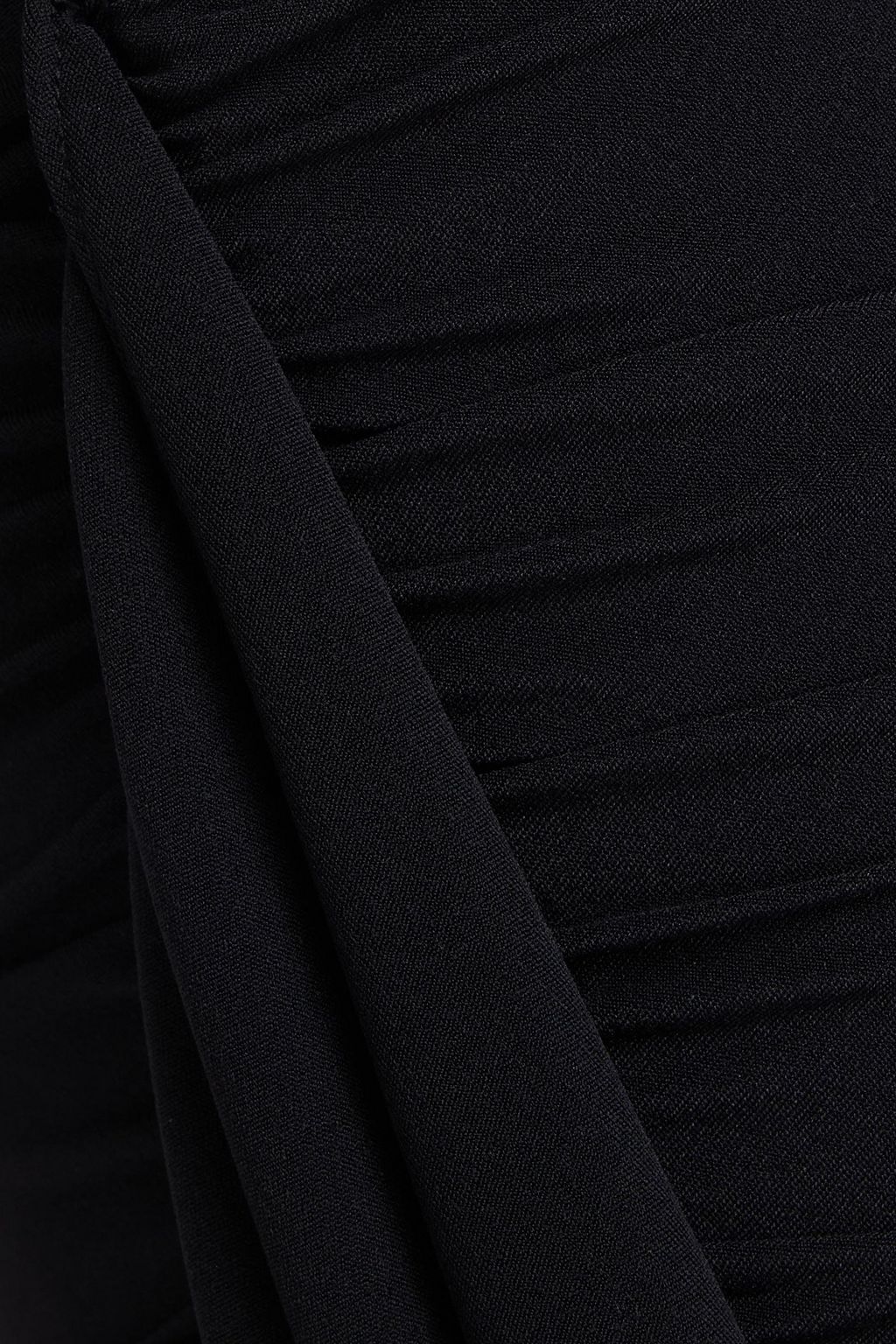 HELMUT LANG تنورة قصيرة مصنوعة من الجيرسي بتأثير مزموم