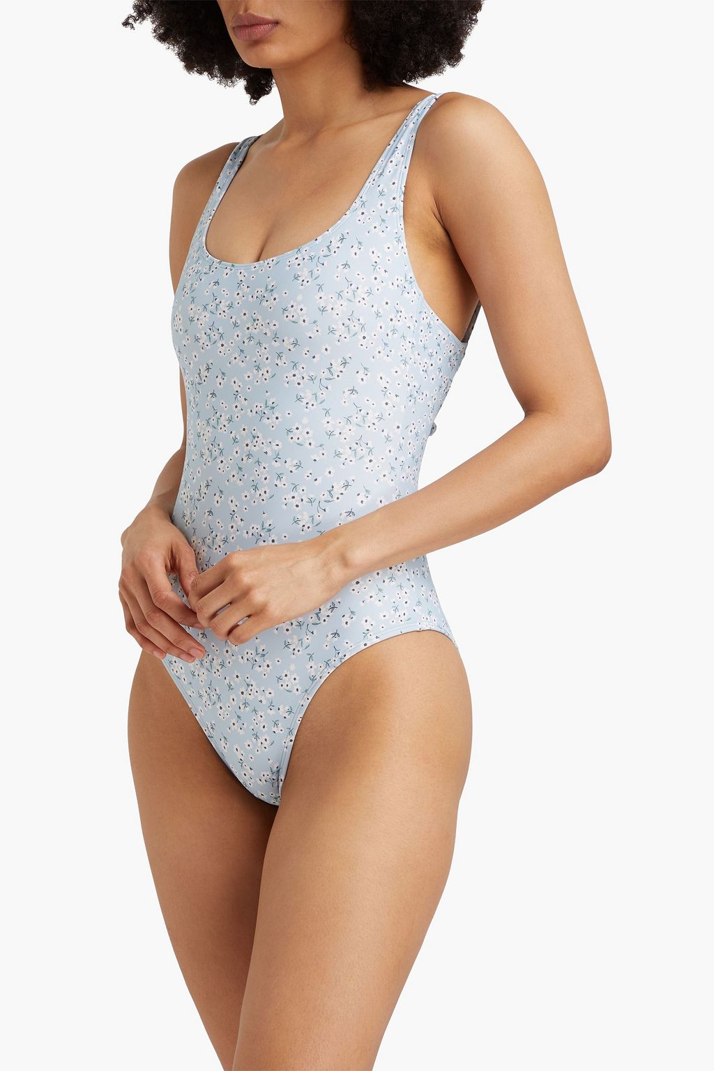 PEONY SWIMWEAR Forever floral-print stretch-ECONYL swimsuit